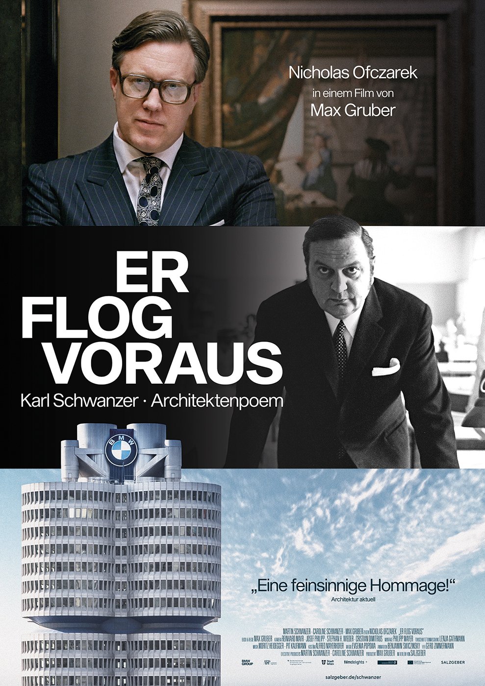 Er flog voraus - Karl Schwanzer - Architektenpoem - Plakat zum Film